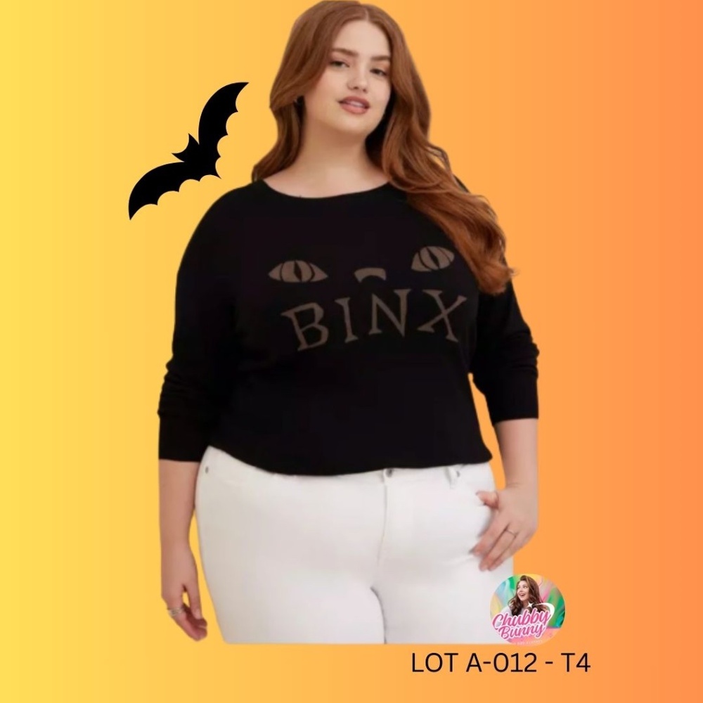 Torrid Disney Hocus Pocus Binx Crossback Sweater – Rare Find - 4